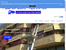 Tablet Screenshot of mudanzasrivemar.com